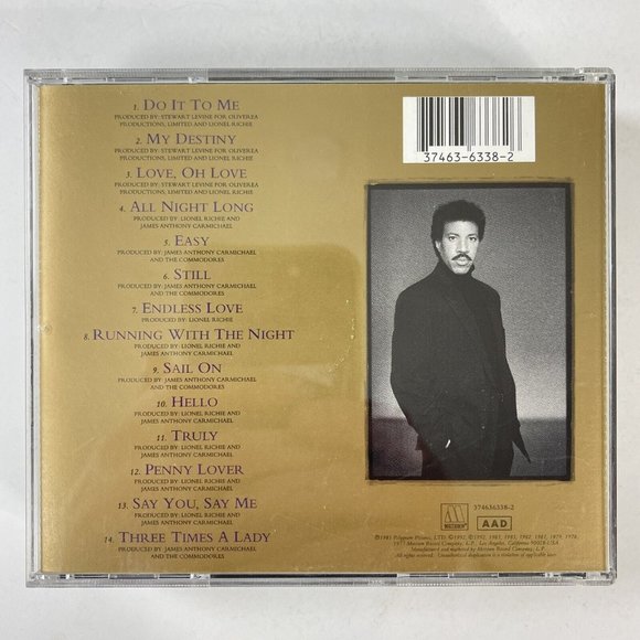 Lionel Richie 4 CD After Show Concert Pass Lot Hits + Dancing Ceiling UK + Xmas - Picture 6 of 11